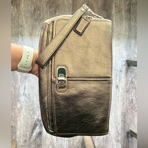 Coach metallic clutch!!